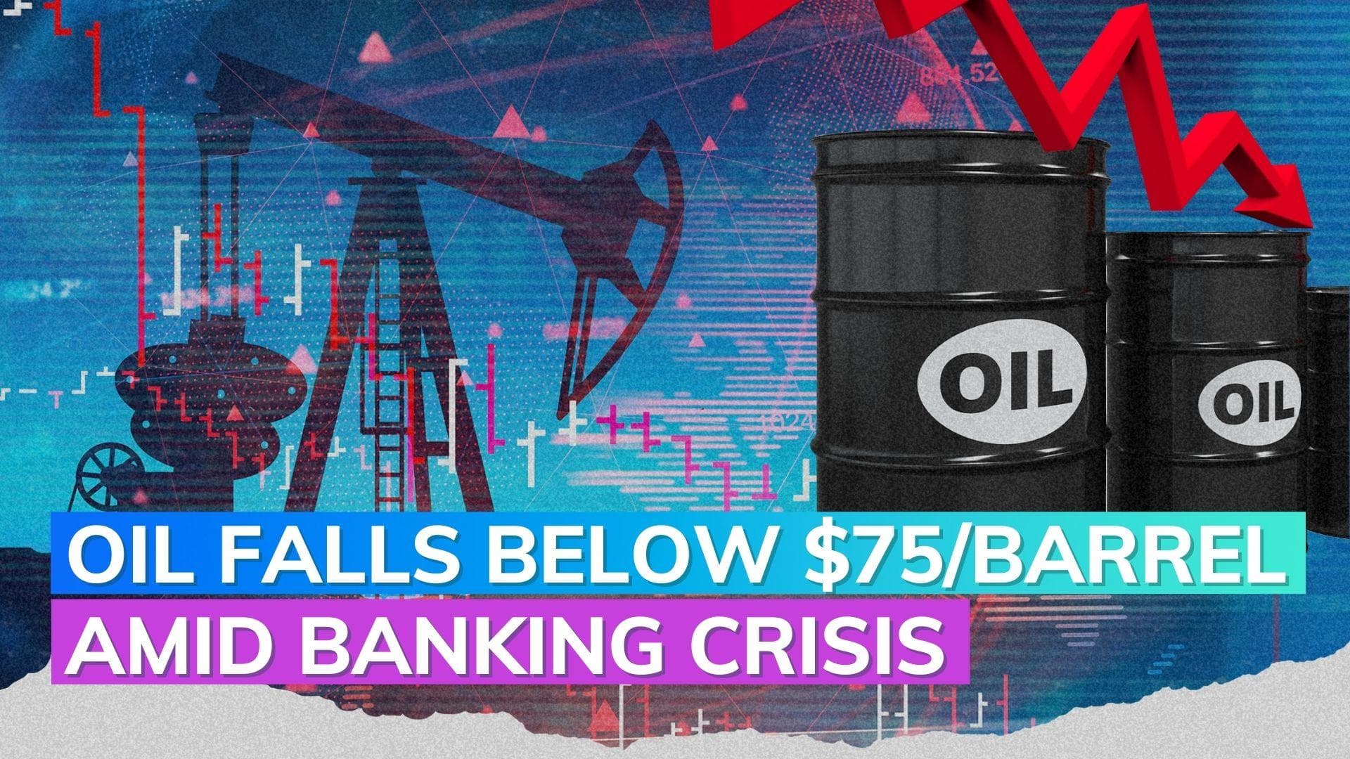 Oil hits lowest levels in over a year over U.S banking crisis  