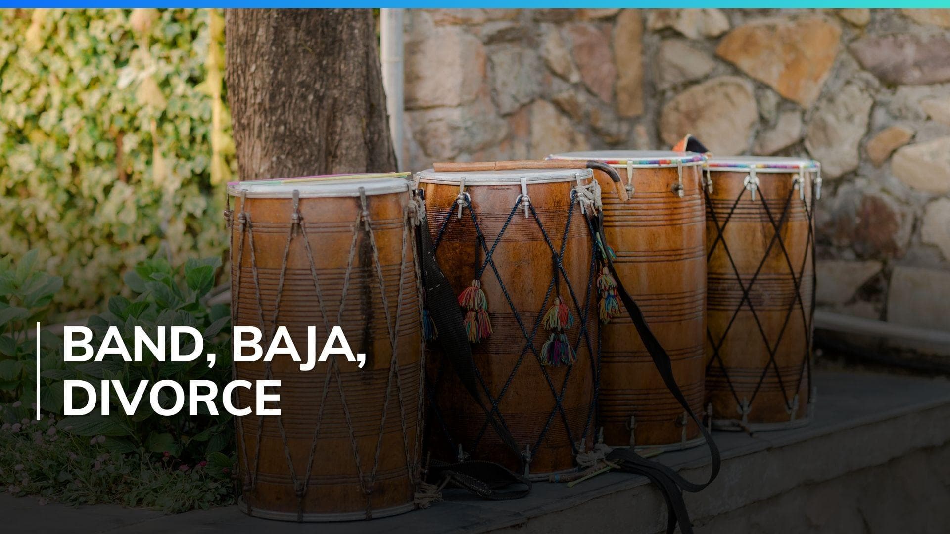 Dad celebrates daughter's divorce, brings her back home with 'band baja' 