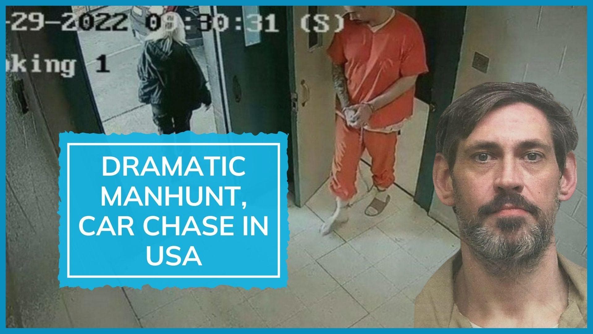 USA: jail official helps murder suspect escape prison; dies after duo caught after manhunt, car chase