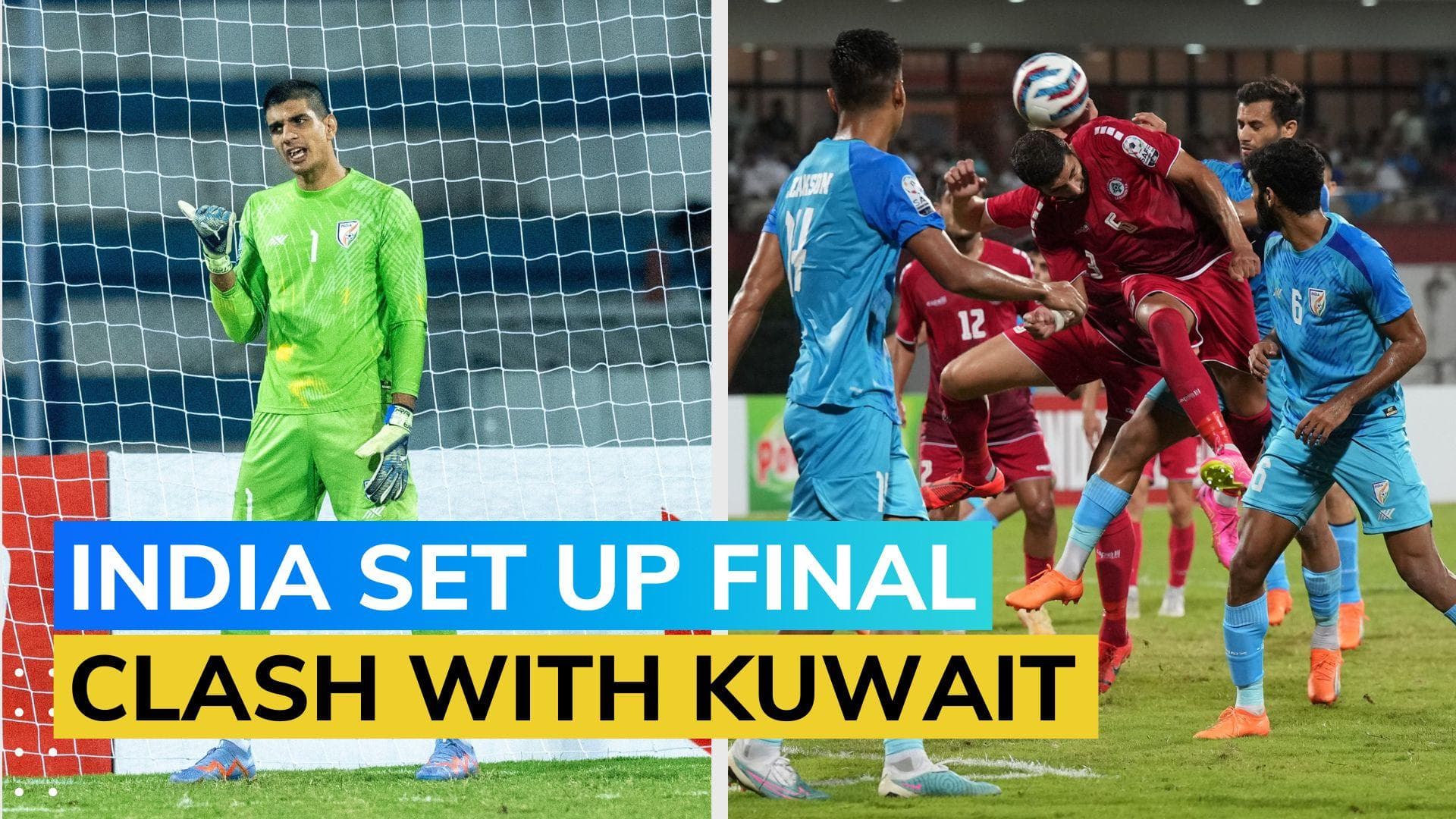 SAFF Football: India through to the final, beat Lebanon 4-2 on penalties in the semis