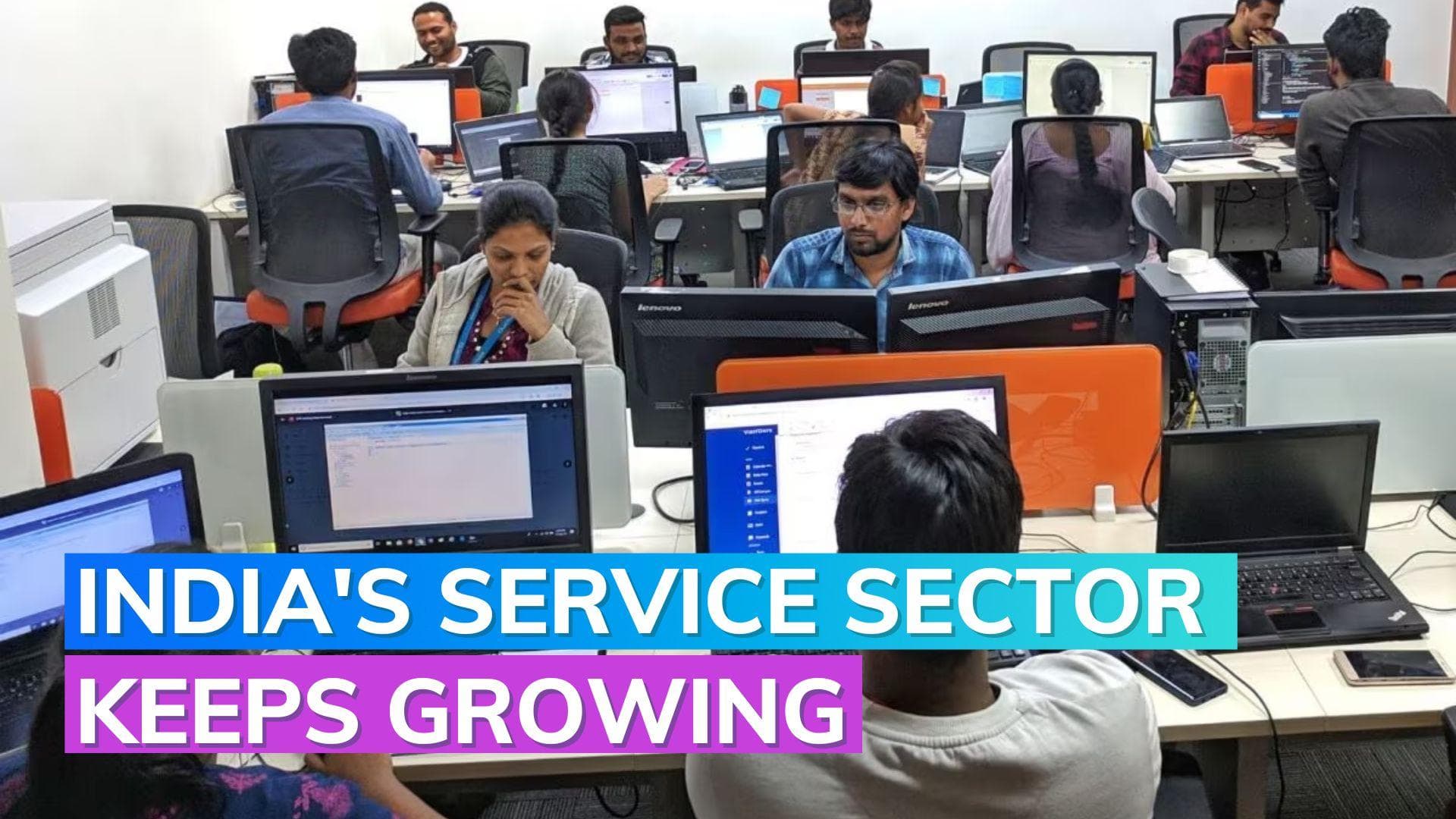 India's service sector continues to grow in August; PMI comes at 60.3 