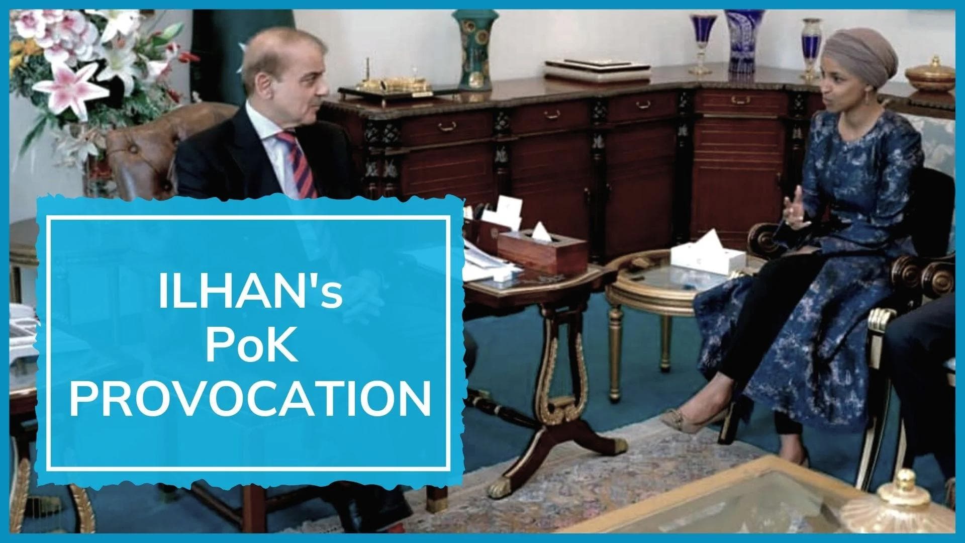 India reacts to US Congresswoman visiting Pakistan Occupied Kashmir; Ilhan Omar talks J&K with Sharif