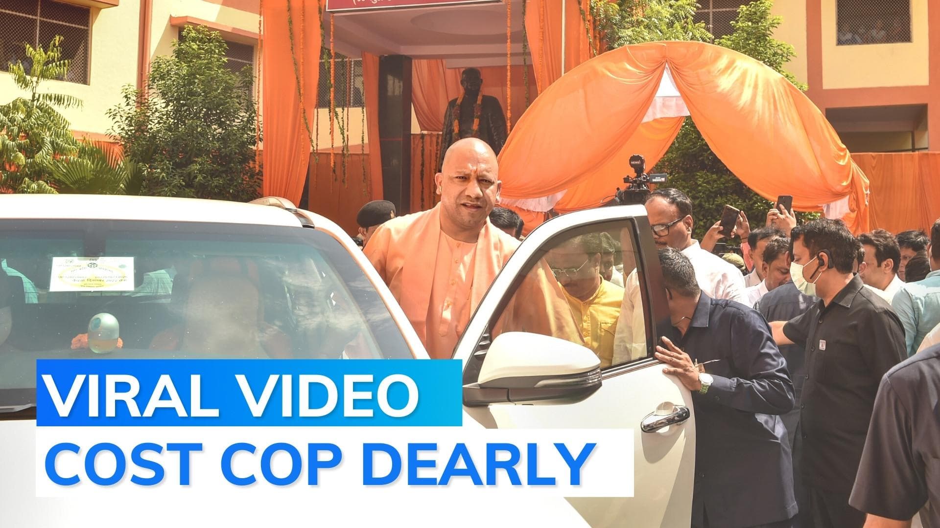 UP: Police officer transferred for trying to 'create a rebellion' against CM Yogi Adityanath