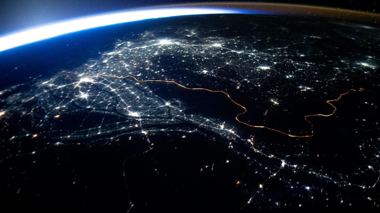 Out of the world: ISS releases pictures of Earth's glowing horizon 