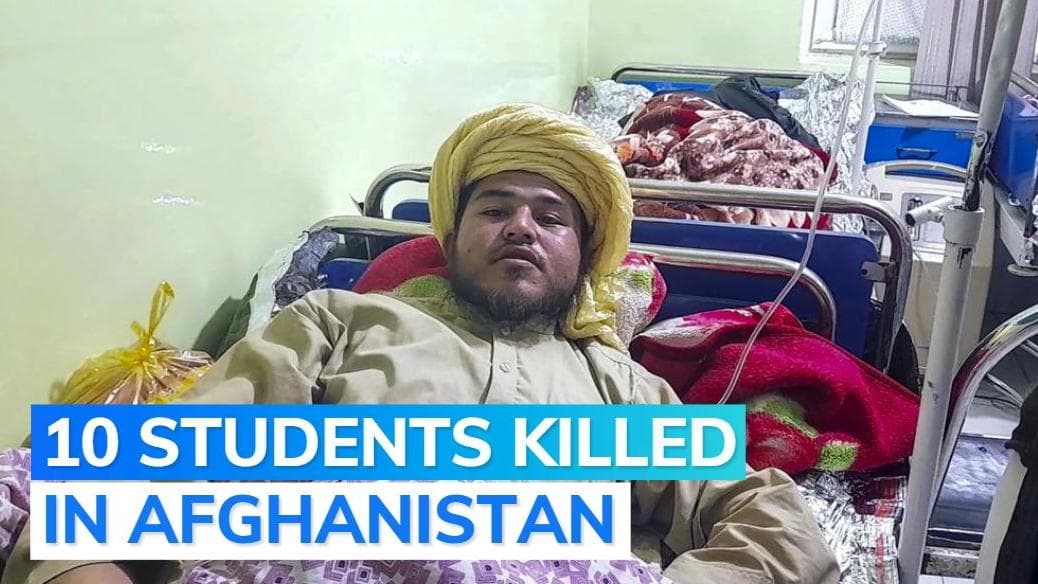 Blast in Afghanistan kills ten students