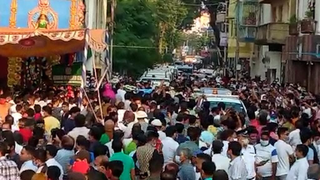 Subrata Mukharjee: বিধানসভা হয়ে বাড়িতে আনা হল সুব্রত মুখোপাধ্যায়ের মরদেহ