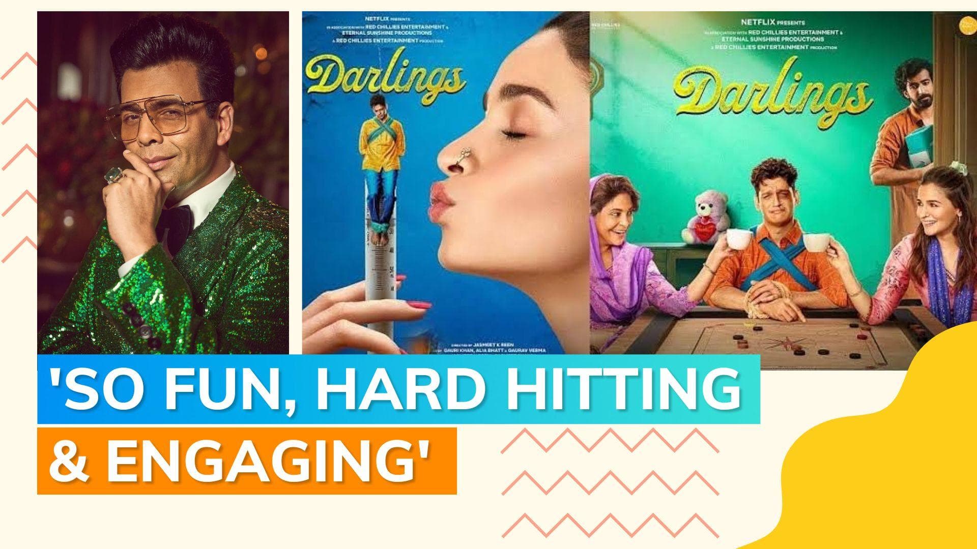 Karan Johar reviews Alia Bhatt’s ‘Darlings’, gives it 5 stars