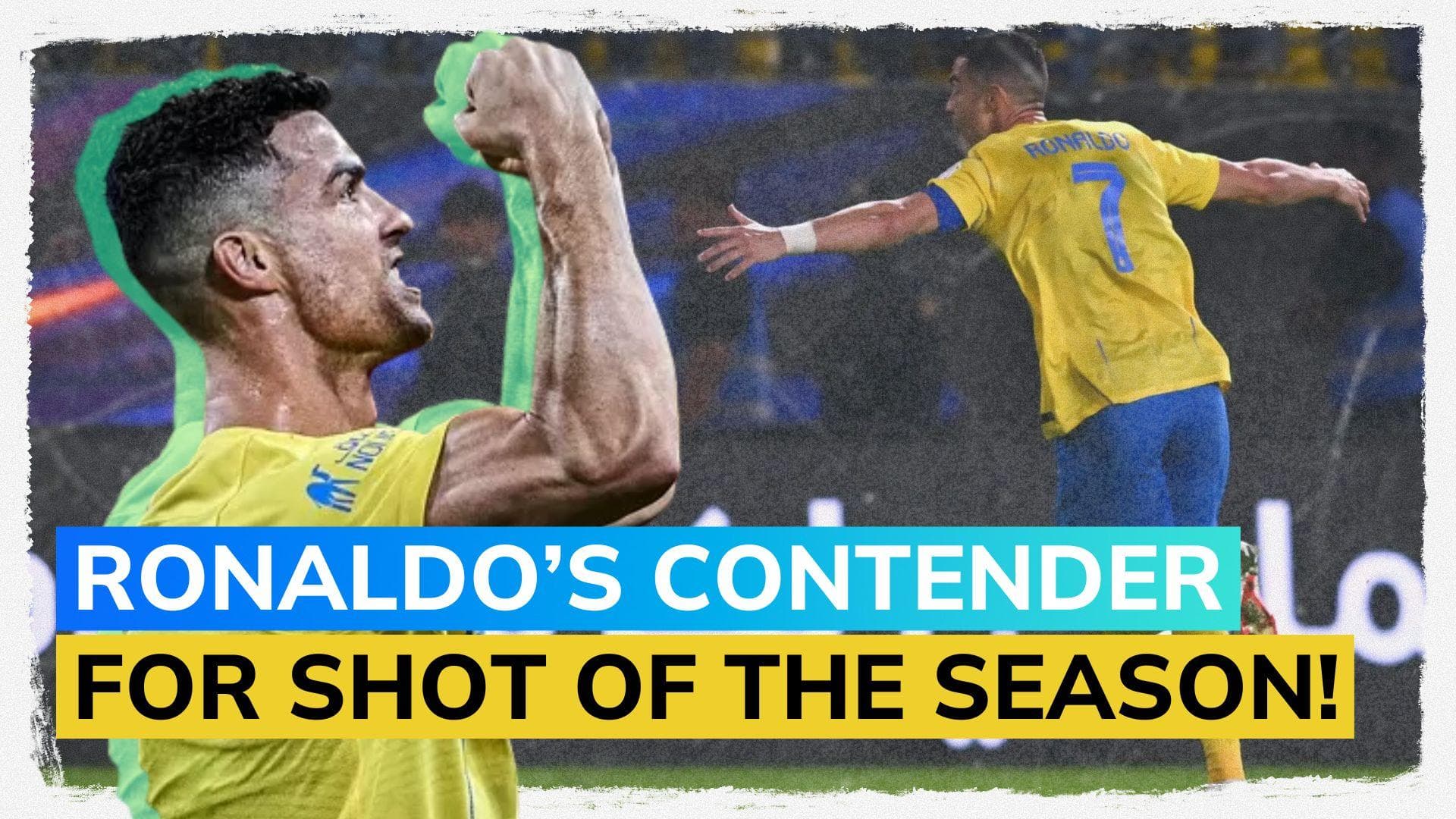 Watch: Cristiano Ronaldo makes stunner versus Al Okhdood look easy; Al Nassr prevail 3-0