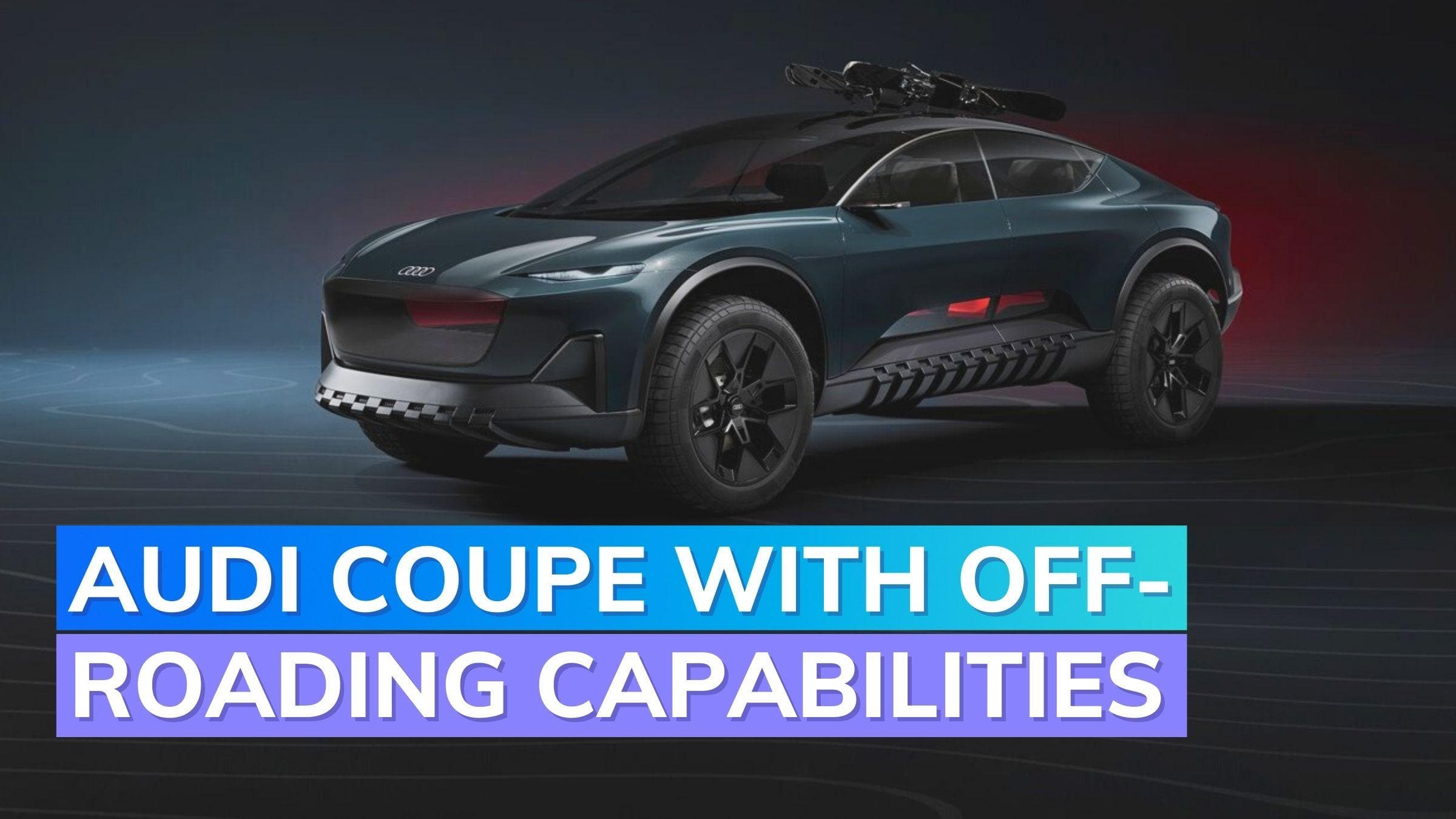 Audi Activesphere is a luxury coupe with off-roading abilities