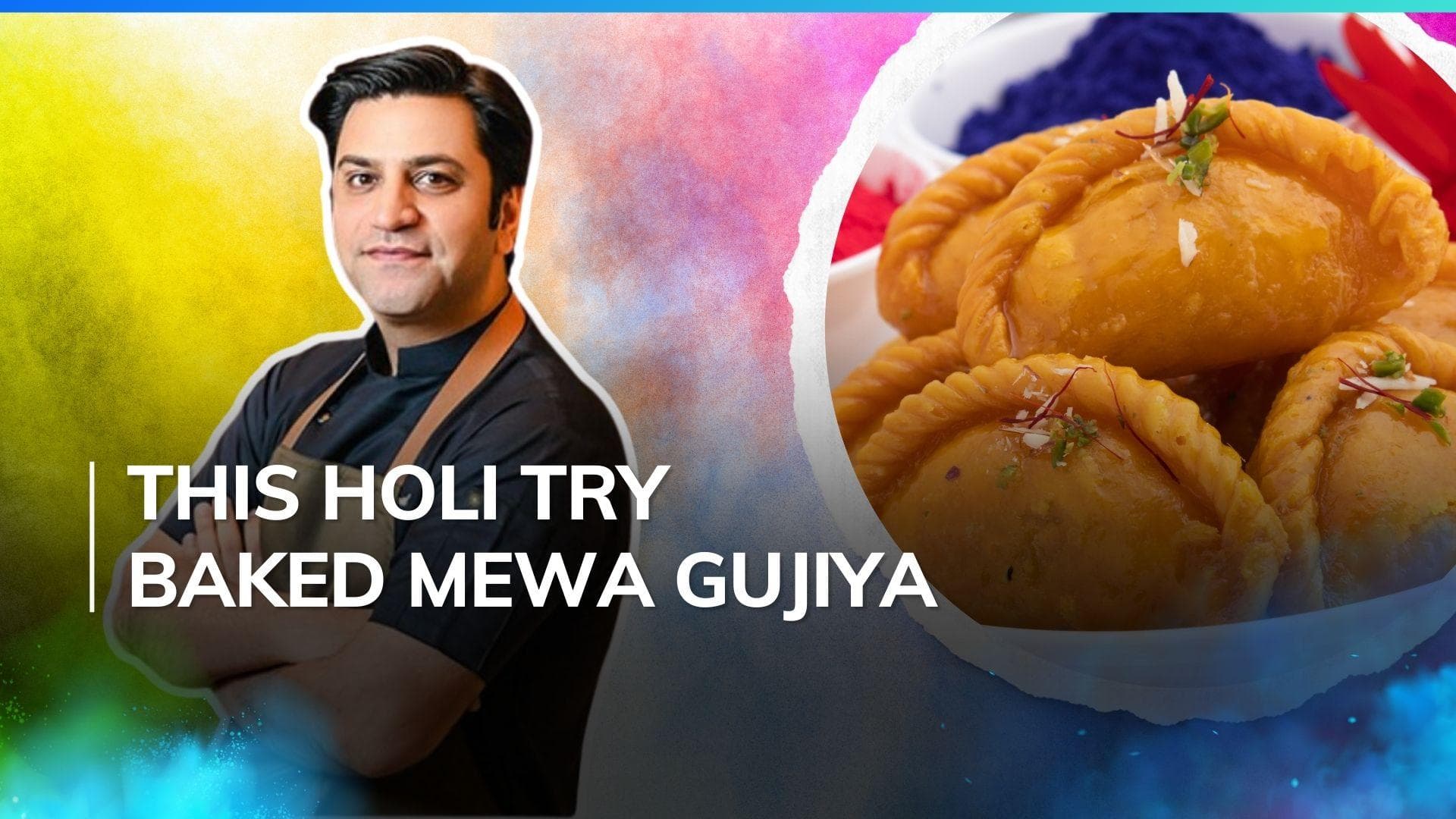Holi 2024: This festival of colours try Chef Kunal Kapoor's baked mewa gujiya, jot down the recipe 