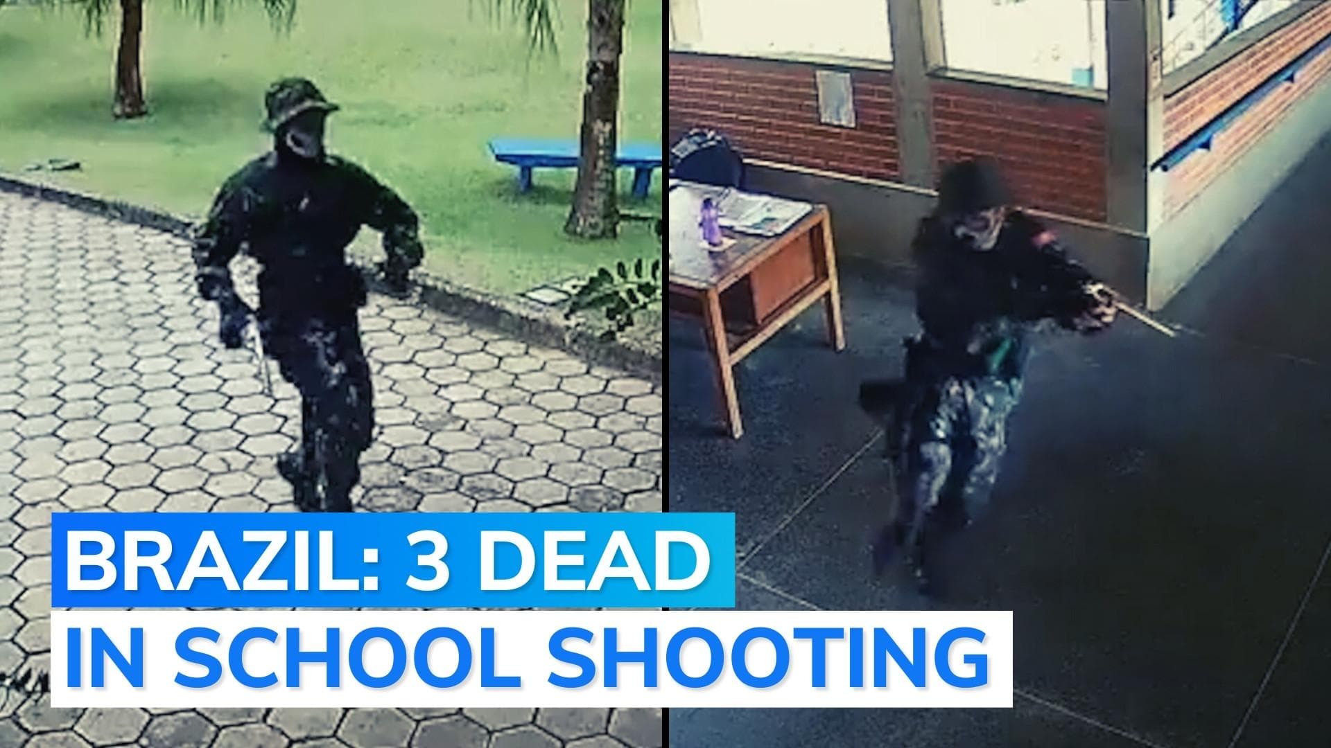 Brazil: Former 16 year old student kills three in twin school shooting 