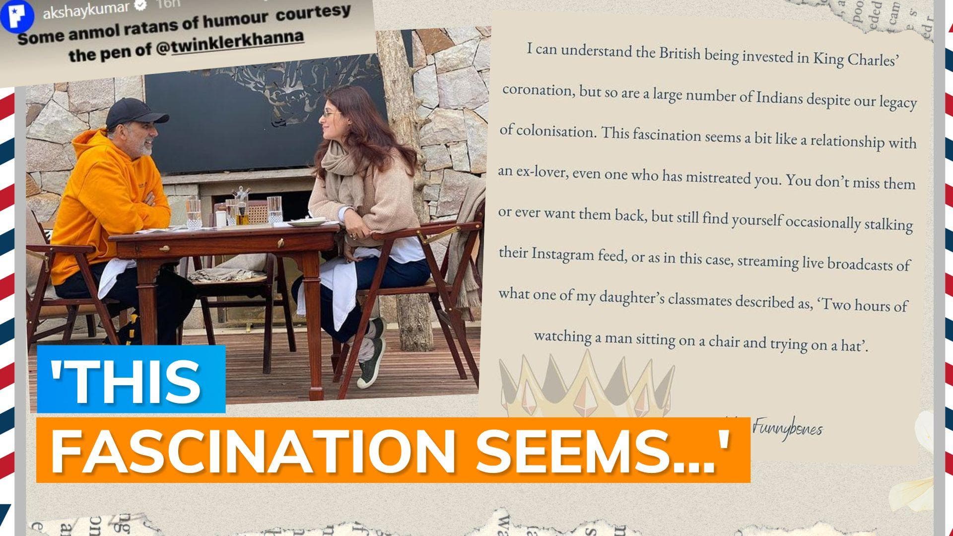 Akshay Kumar shares some 'anmol ratans of humour' penned by wife Twinkle Khanna; read here