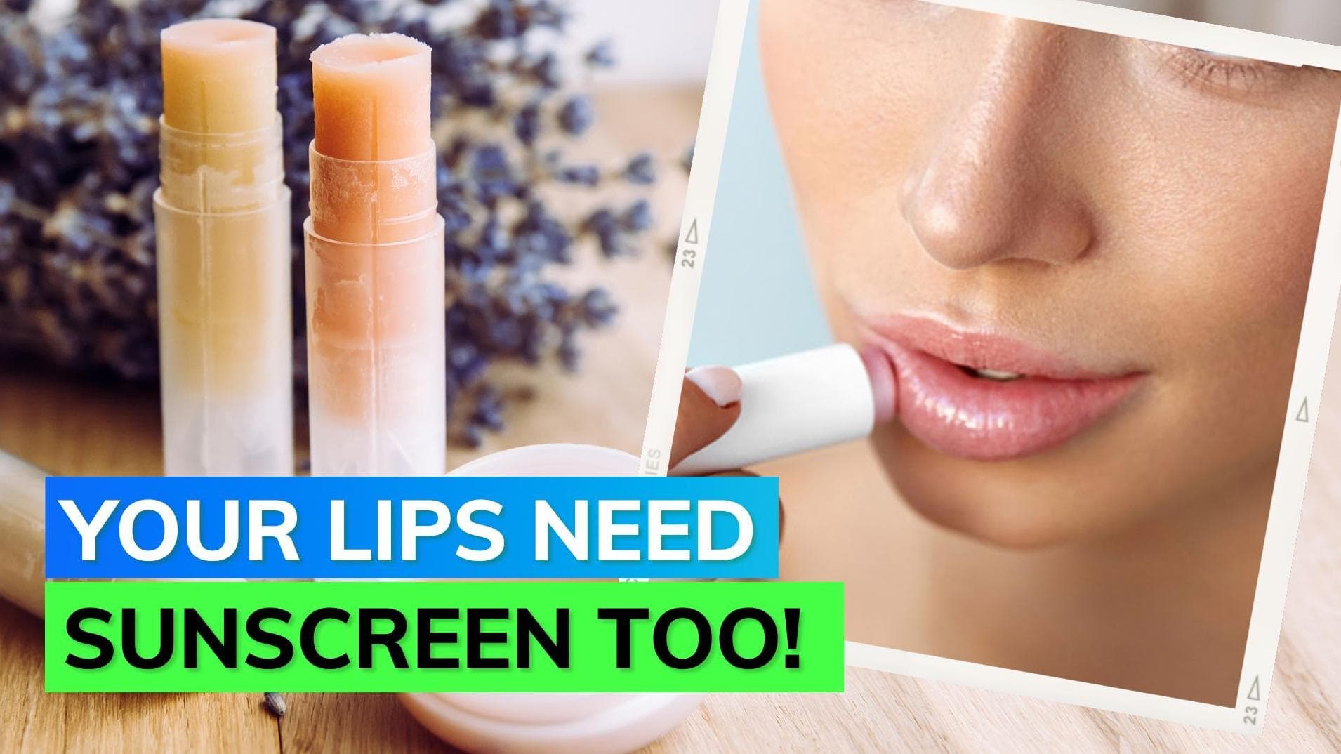 Do lips really need sunscreen? Watch to find out! 