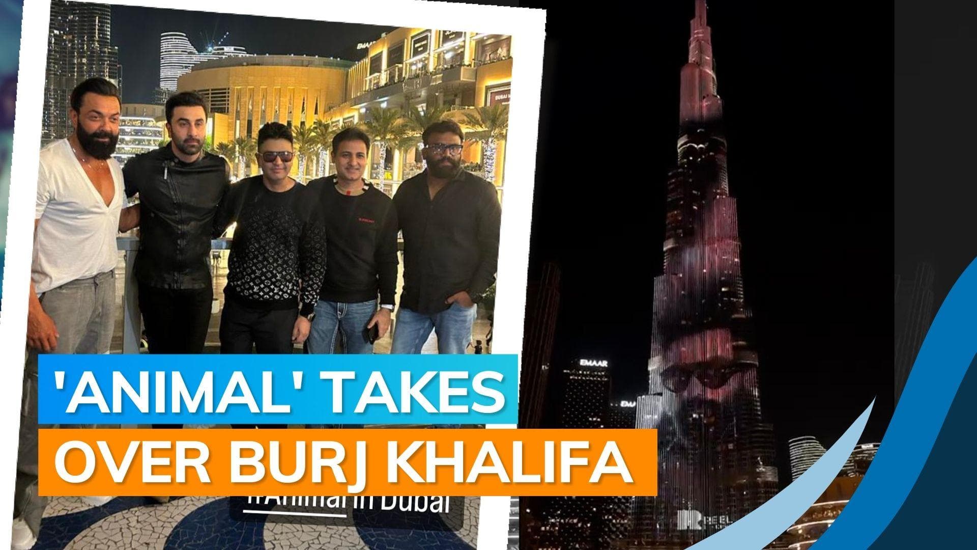 'Animal': 60-second cut of Ranbir Kapoor starrer showcased on iconic Burj Khalifa | watch