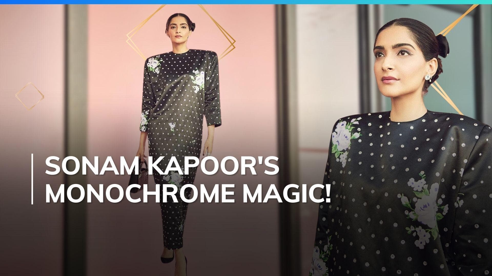 Sonam Kapoor dazzles in chic black polka dot ensemble from Richard Quinn, have a look 