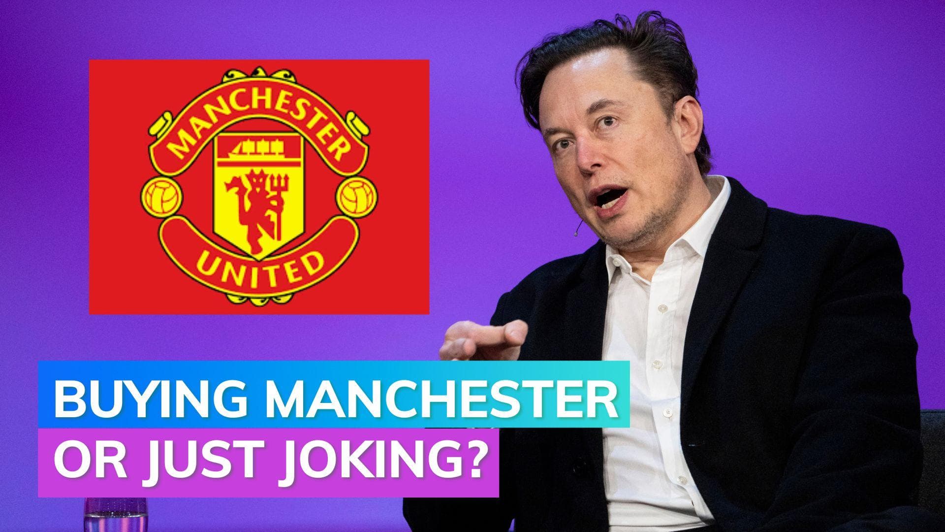 Musk says tweet about buying Manchester United was a joke