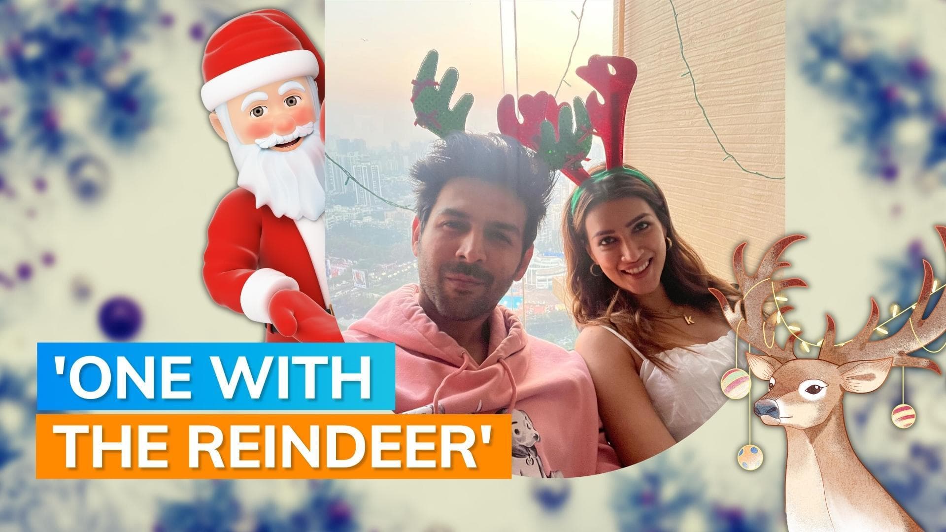 Kartik Aaryan celebrates Christmas with his ‘Shehzada’ co-star Kriti Sanon