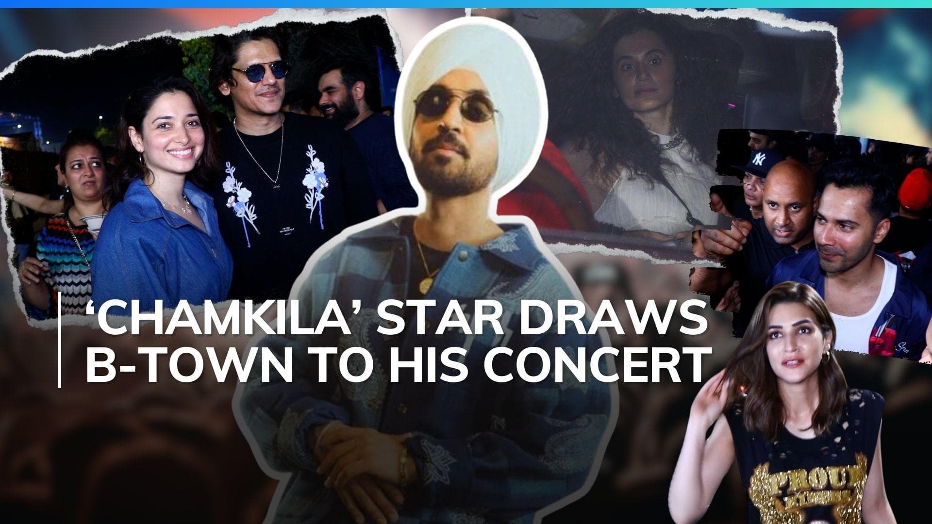 Diljit Dosanjh performs in Mumbai: Varun Dhawan, Kriti Sanon, Taapsee Pannu and many more attend 