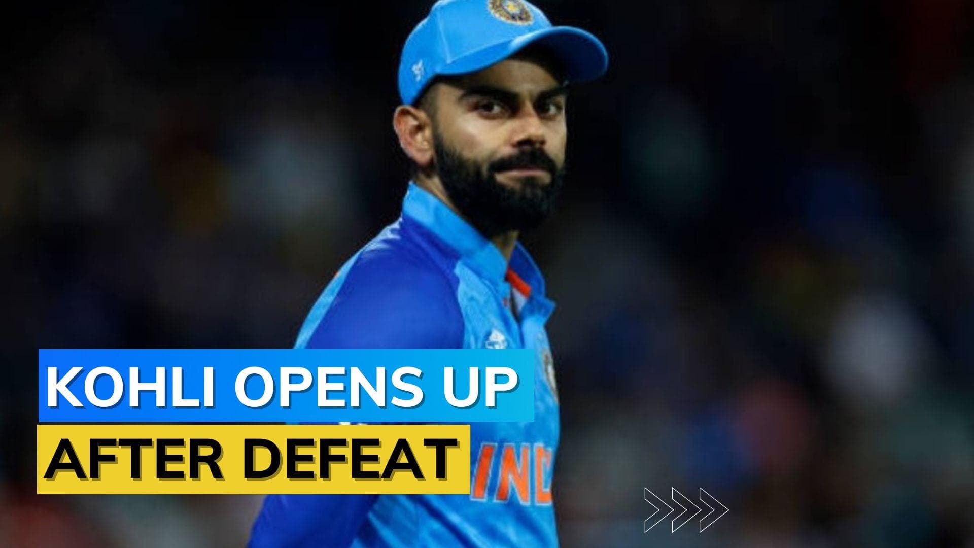 ‘We leave with disappointment in our hearts’ - Virat Kohli on India getting knocked out