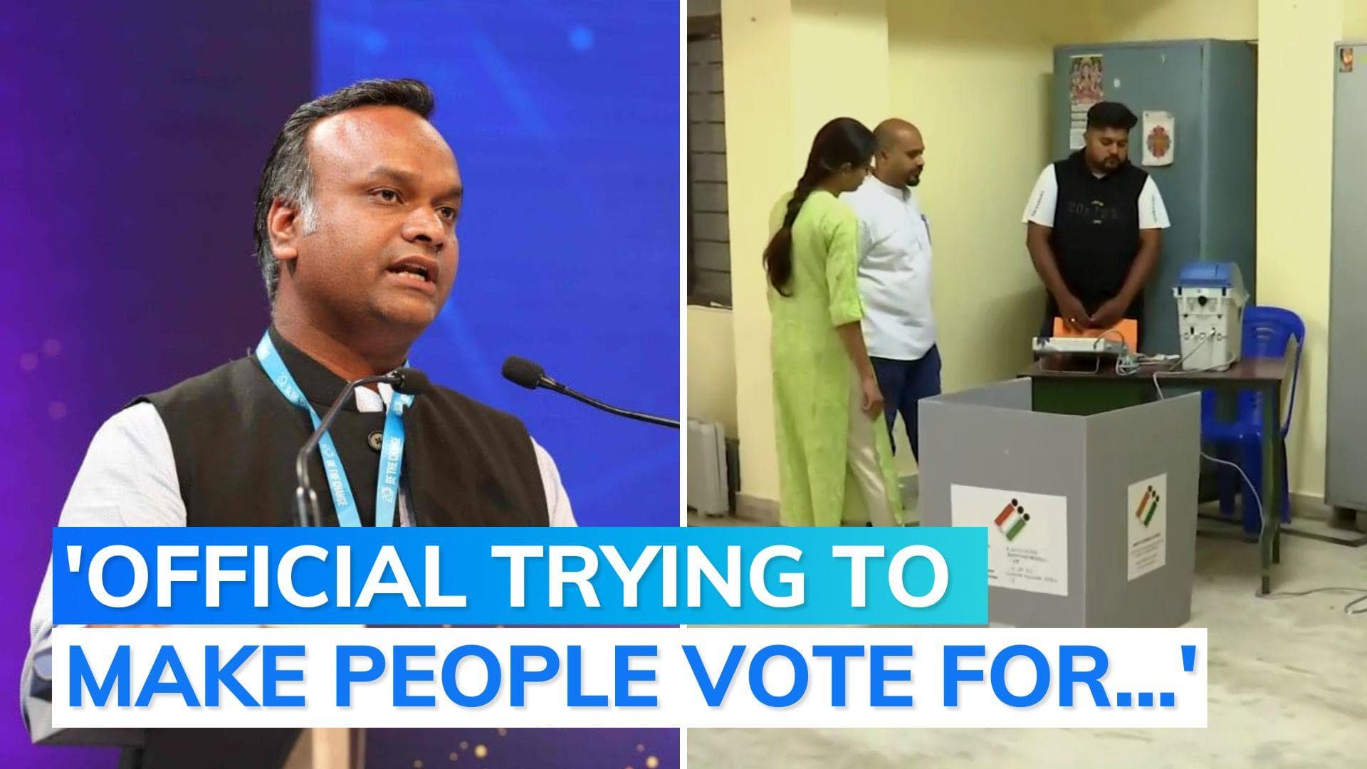 Karnataka Election: Congress says voting stopped at Chamnur booth because...