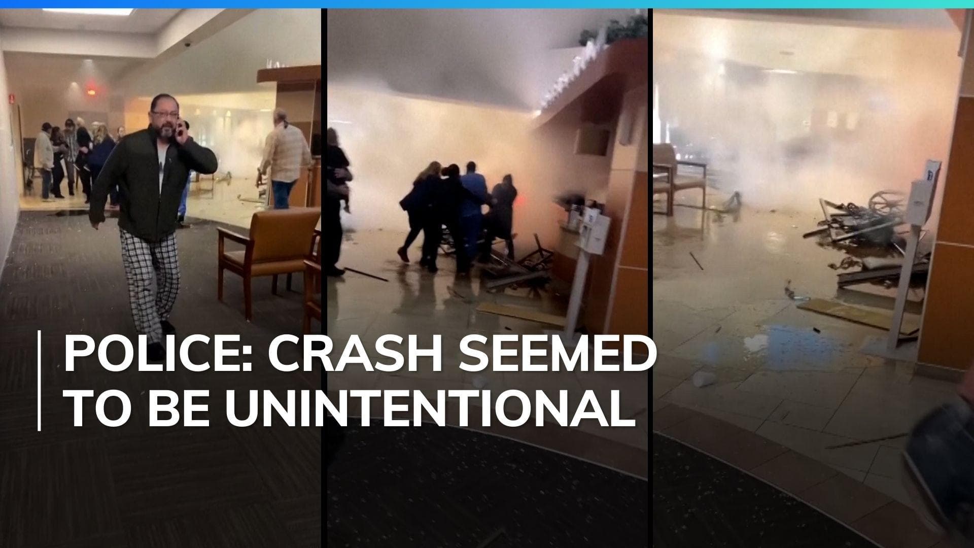 Car crashes into Texas hospital emergency room; 1 killed, 5 injured | Watch