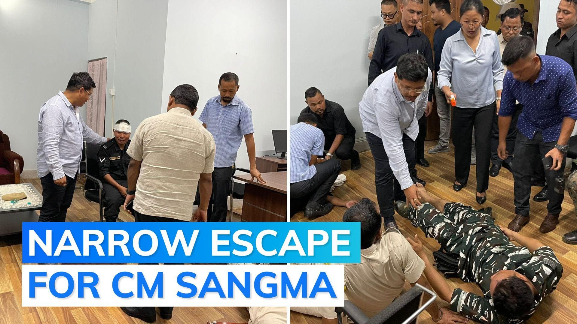 Mob attacks Meghalaya CM office, security officers injured: report