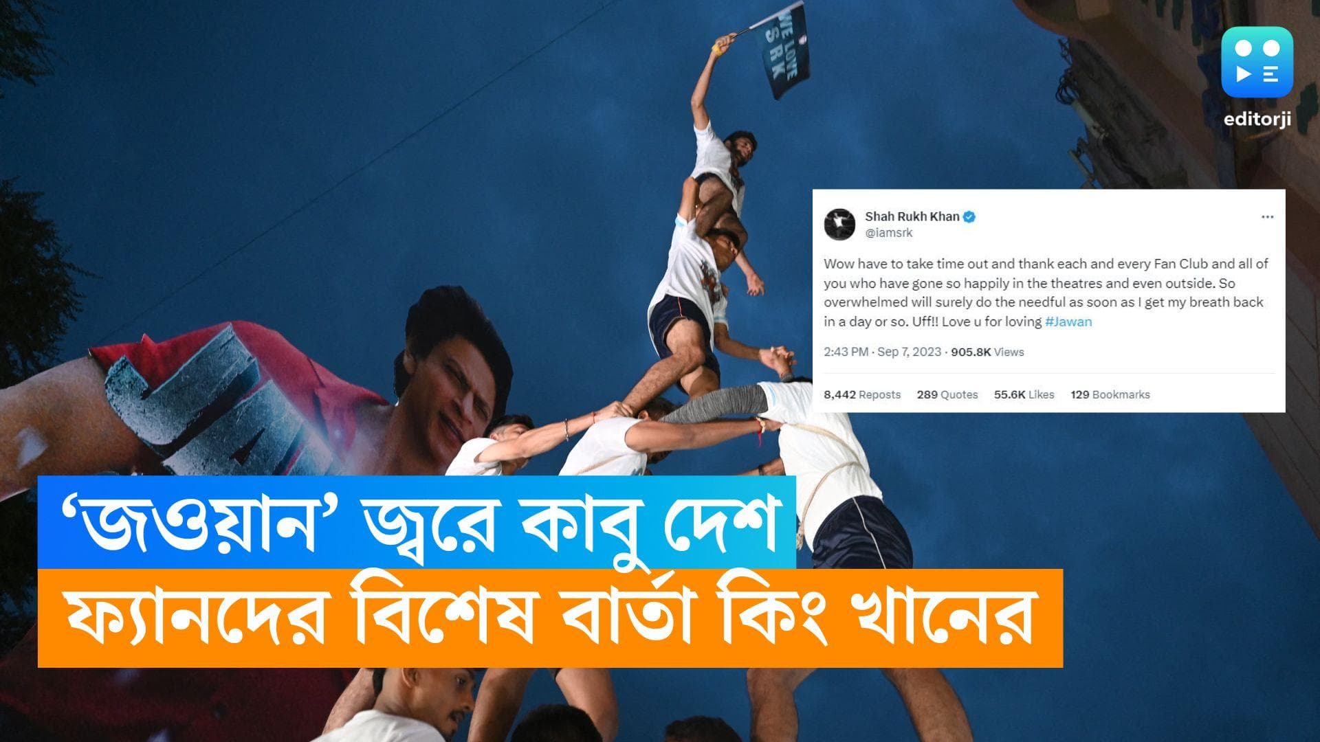 Shah Rukh Khan: শাহরুখের 'জওয়ান' জ্বরে কাবু গোটা দেশ, ফ্যানদের বিশেষ বার্তা দিলেন কিং খান