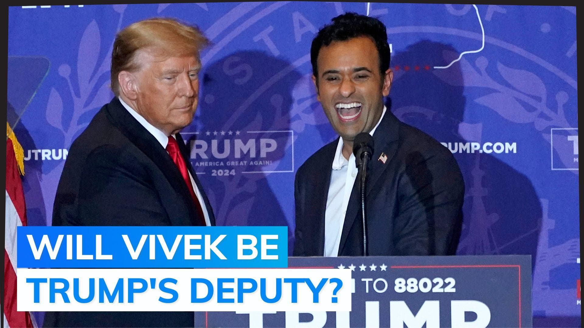 Vivek Ramaswamy greeted with 'VP' chants at Donald Trump's rally. This is how ex-president reacted