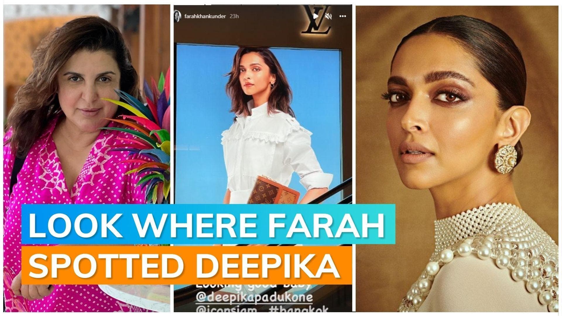 Deepika Padukone thanks 'ma' Farah Khan for having faith in her 