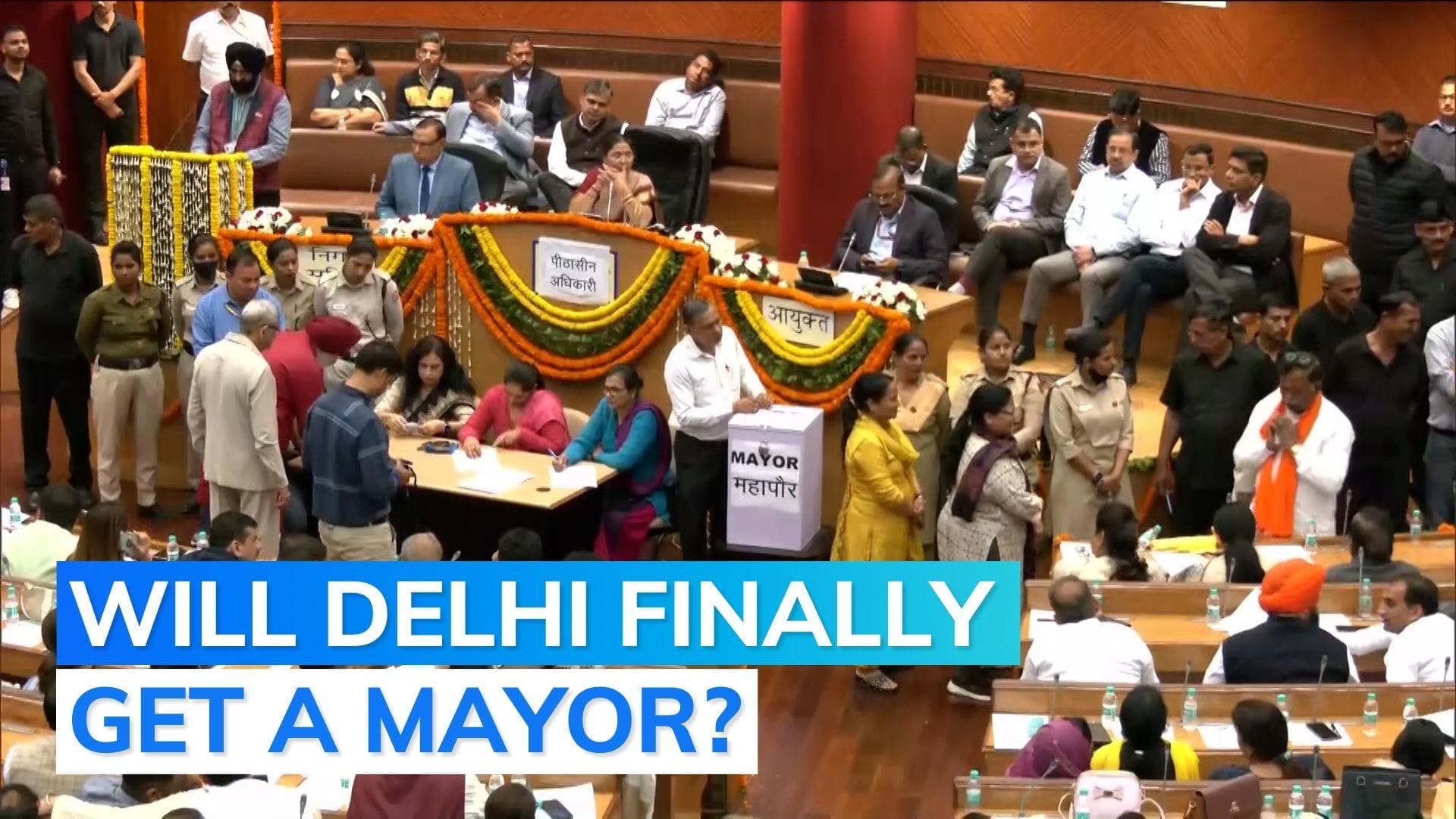 Elections for Delhi mayor under way after three failed attempts
