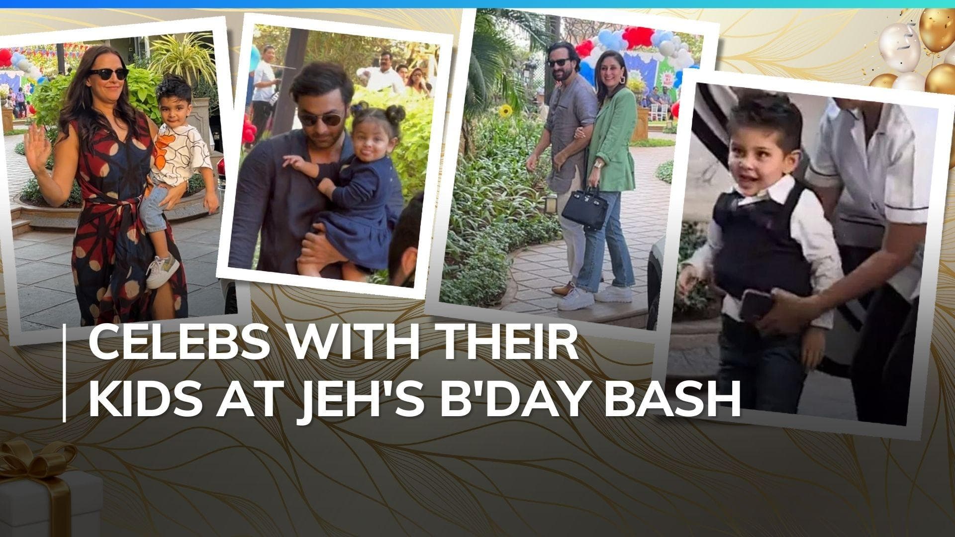 Saif-Kareena’s son Jeh’s birthday: Ranbir Kapoor brings Raha, several celebs with kids spotted 