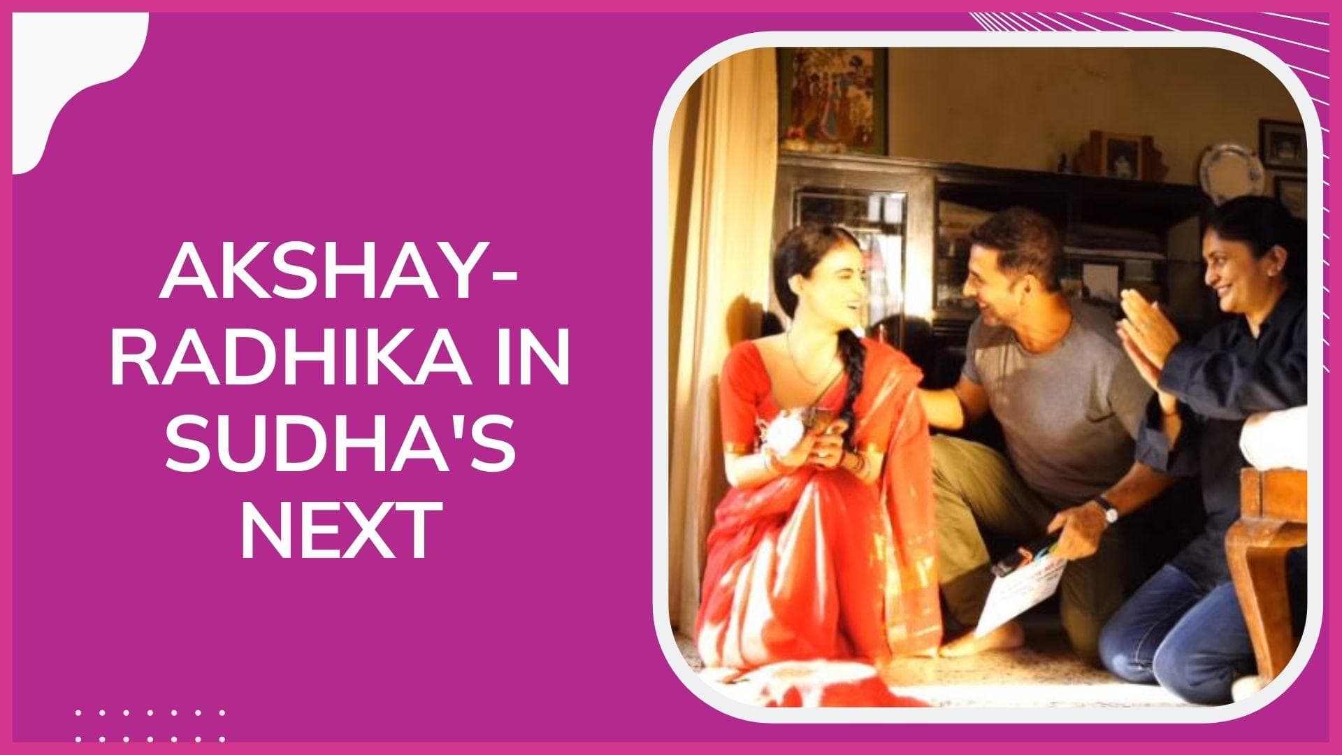 Akshay Kumar and Radhika Madan begin the filming of Soorarai Pottru’s Hindi remake