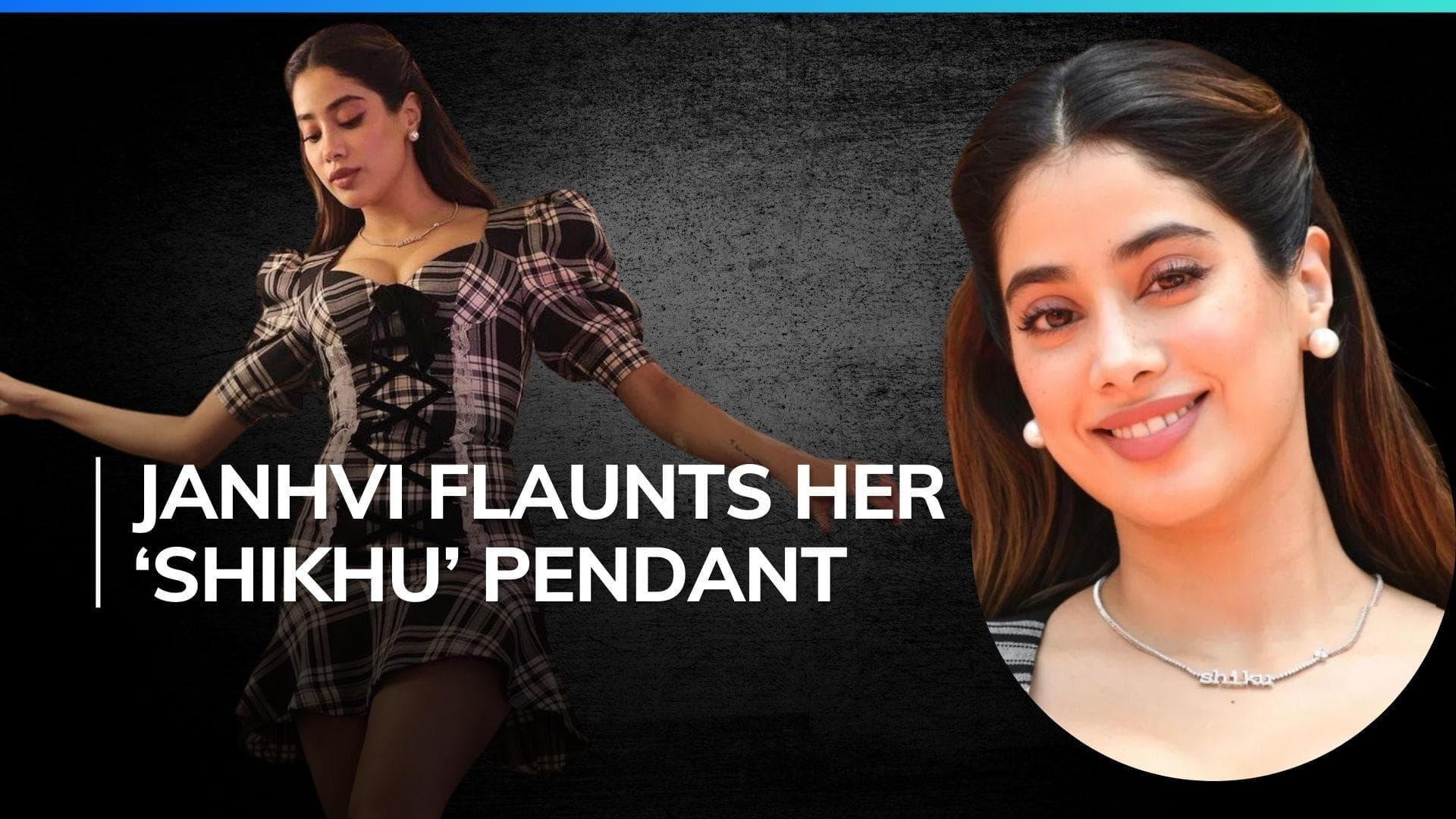 Janhvi Kapoor stuns in ₹1.86 lakh mini dress, wears pendant with BF Shikhar's name | Watch