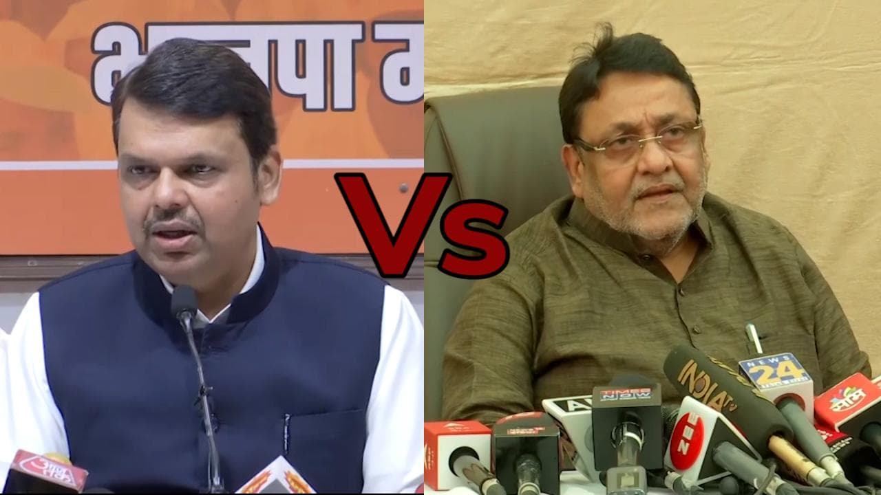Devendra Fadnavis' 'deal with Mumbai bomber' charge on Nawab Malik