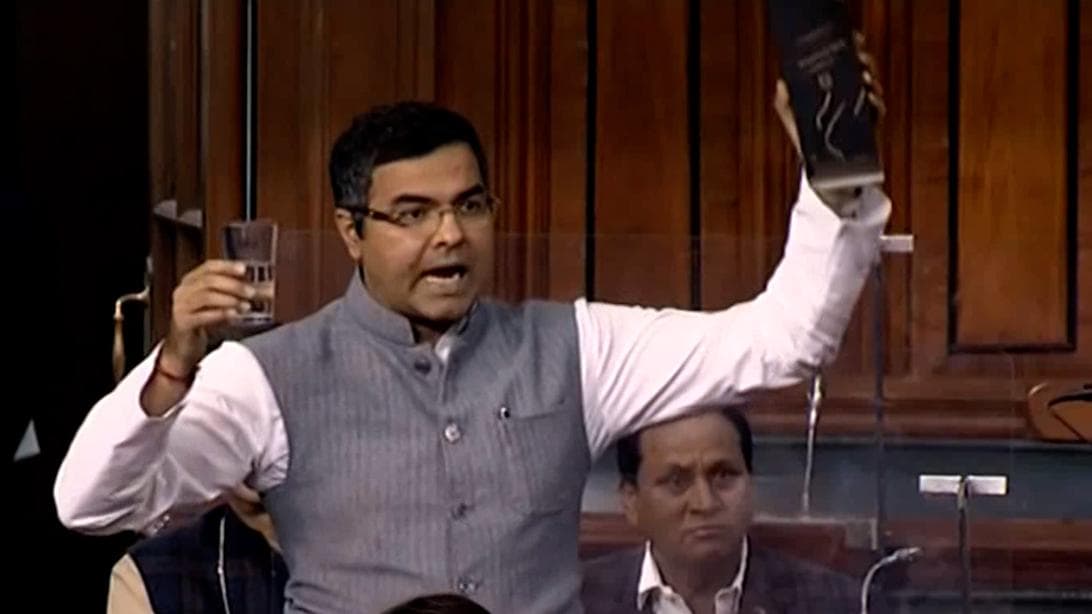 Delhi BJP MP Parvesh Verma waved liquor bottles in Parliament. Here's why