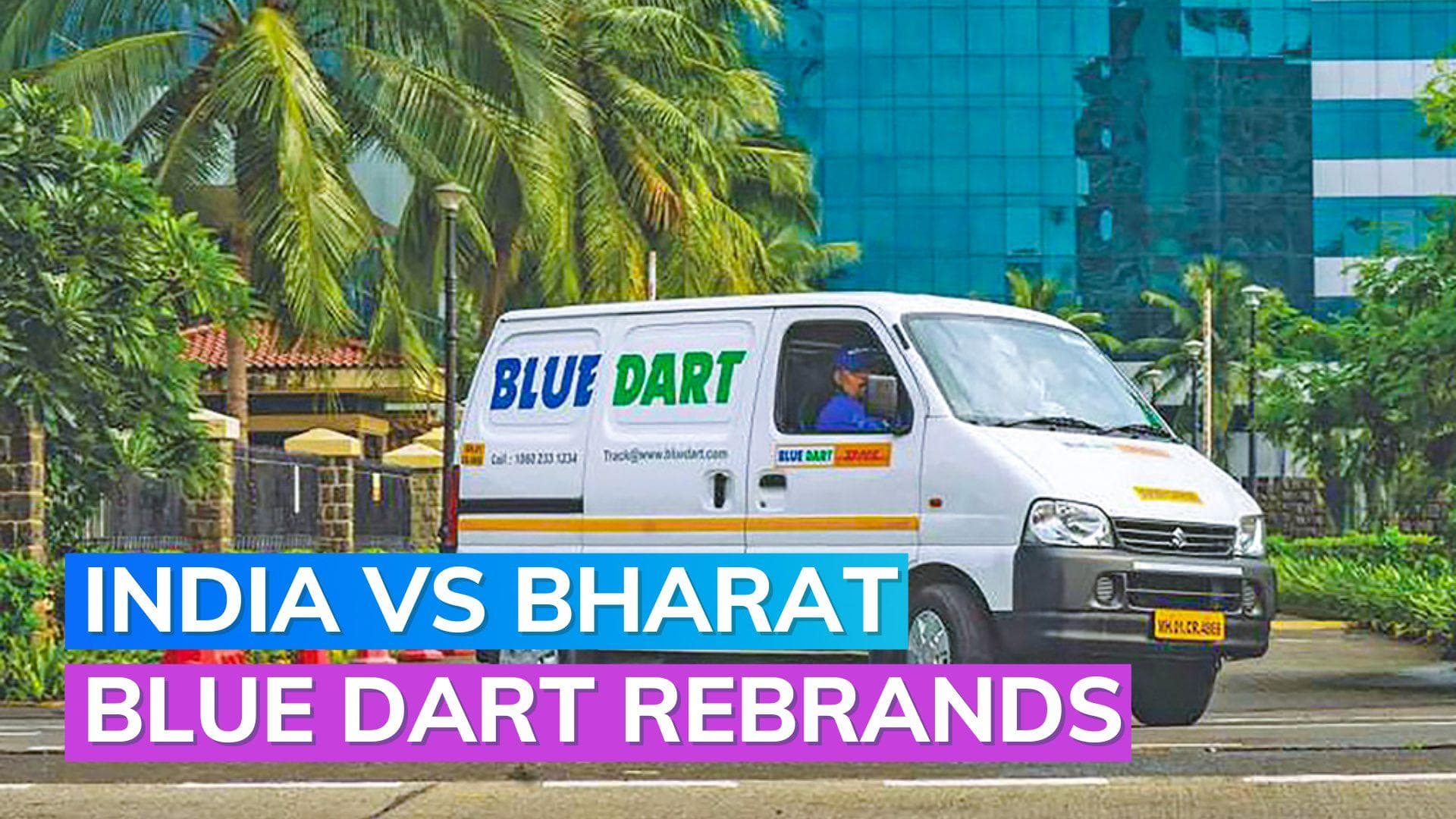 As India vs Bharat debate rages on, Blue Dart renames Dart Plus Service to 'Bharat Dart'