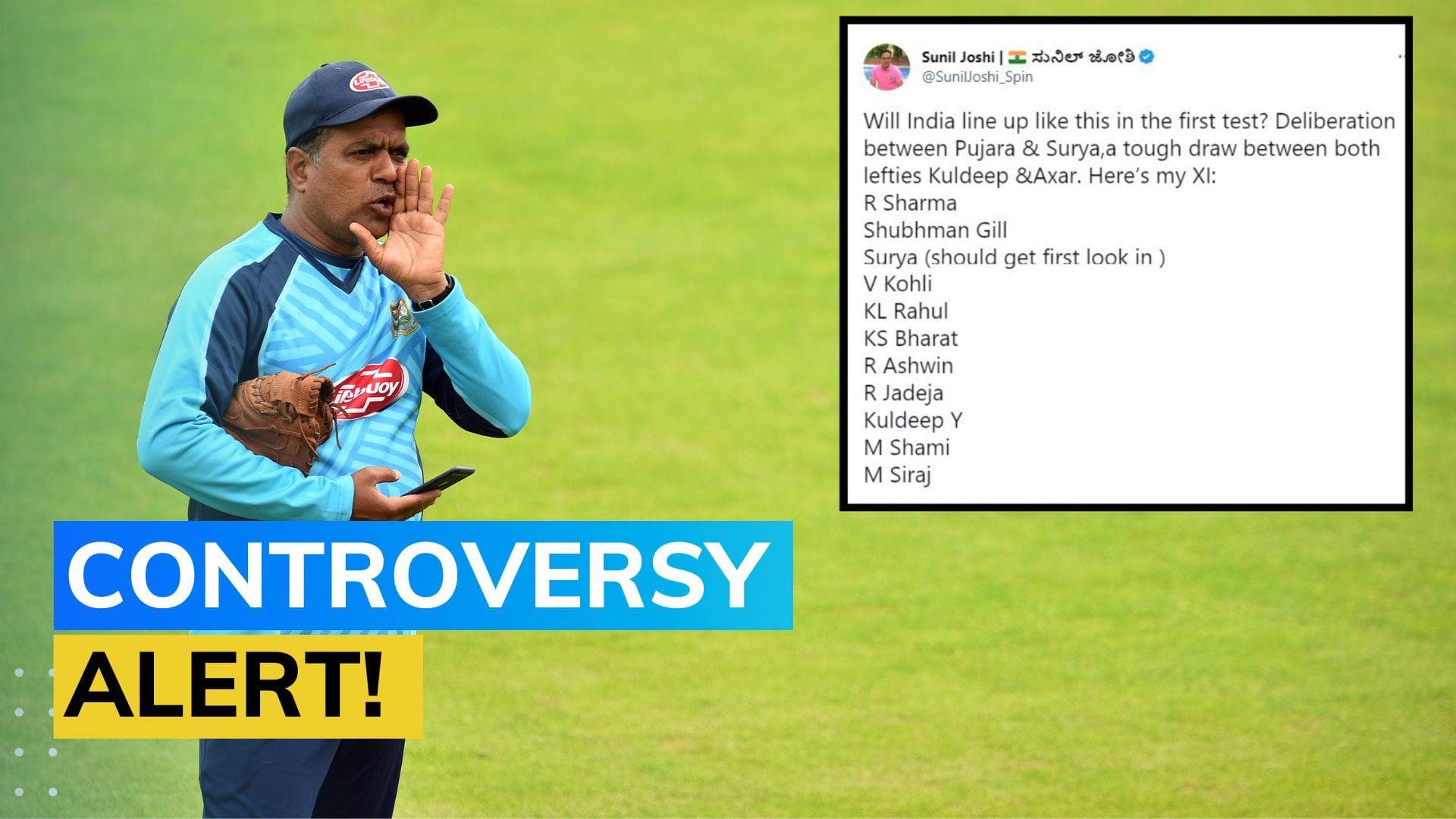 IND vs AUS: Ex-selector Sunil Joshi in the line of fire for selecting Suryakumar over Pujara in his XI