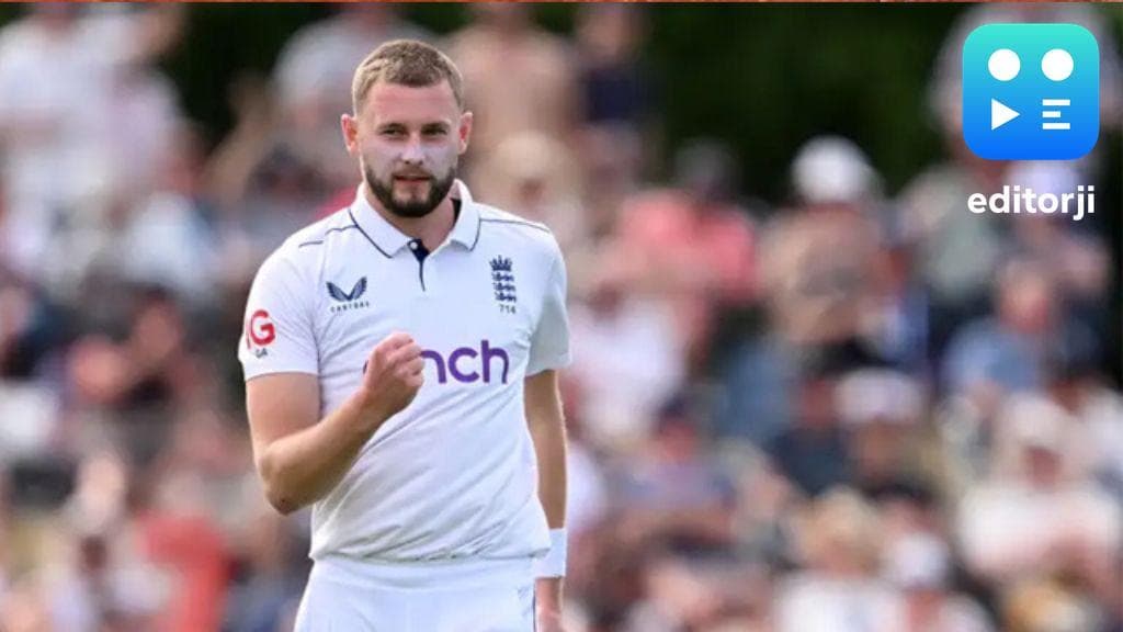 Gus Atkinson may miss England's first Test against India