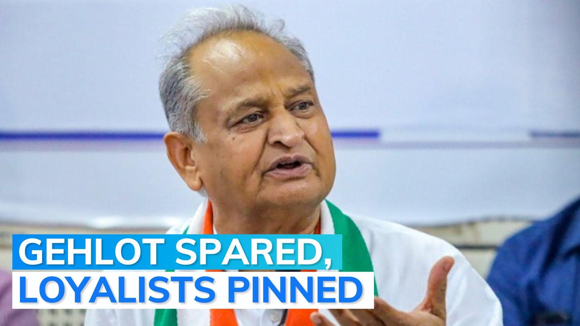 Rajasthan crisis: Congress show cause notice to 3 Gehlot loyalists