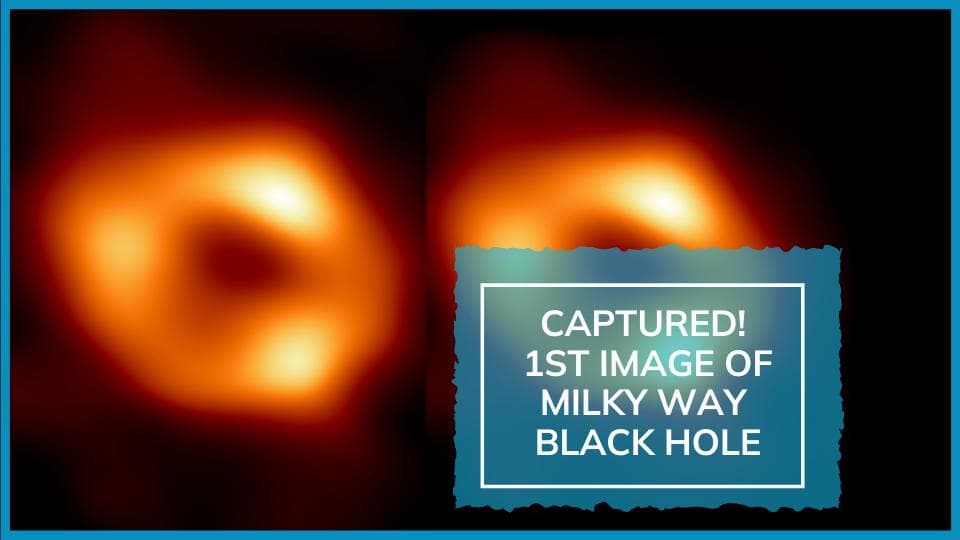  Astronomers reveal first image of black hole at the heart of our galaxy