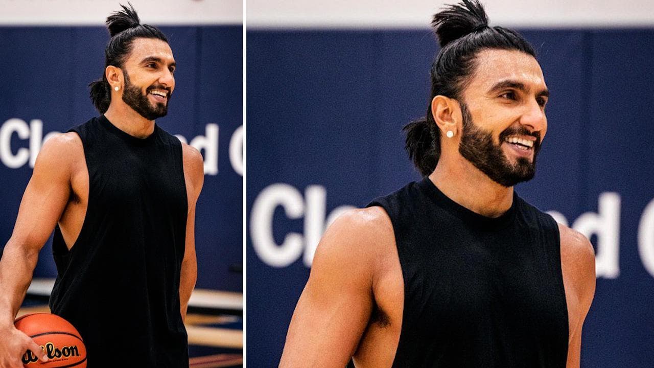 Ranveer Singh हुए NBA All Star Game में शामिल, खिलाड़ी Tacko Fallके साथ तस्वीर शेयर कर कही ये बात 