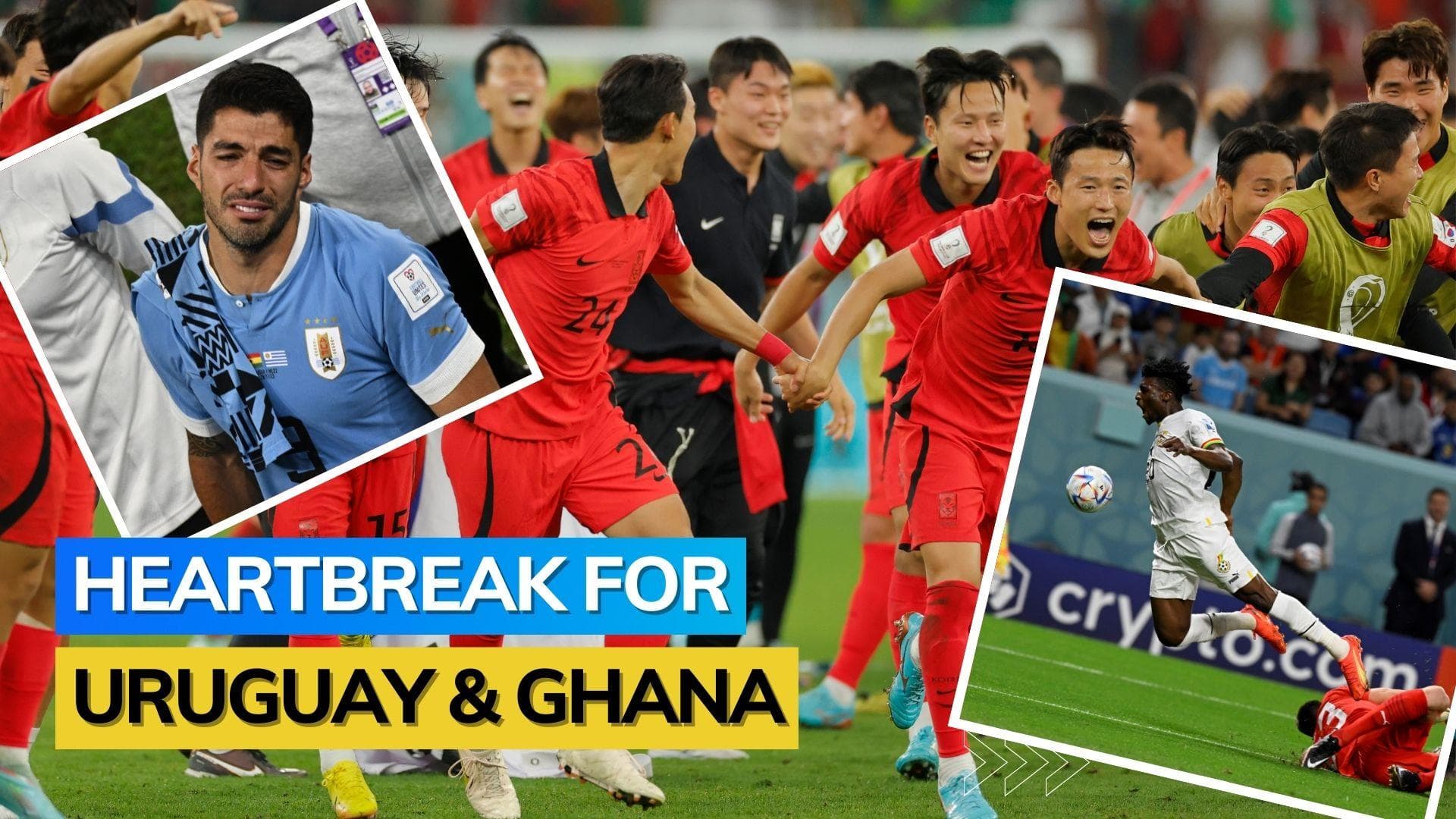 FIFA World Cup 2022: South Korea's 2-1 win over Portugal denies Uruguay last 16-spot despite 2-0 victory