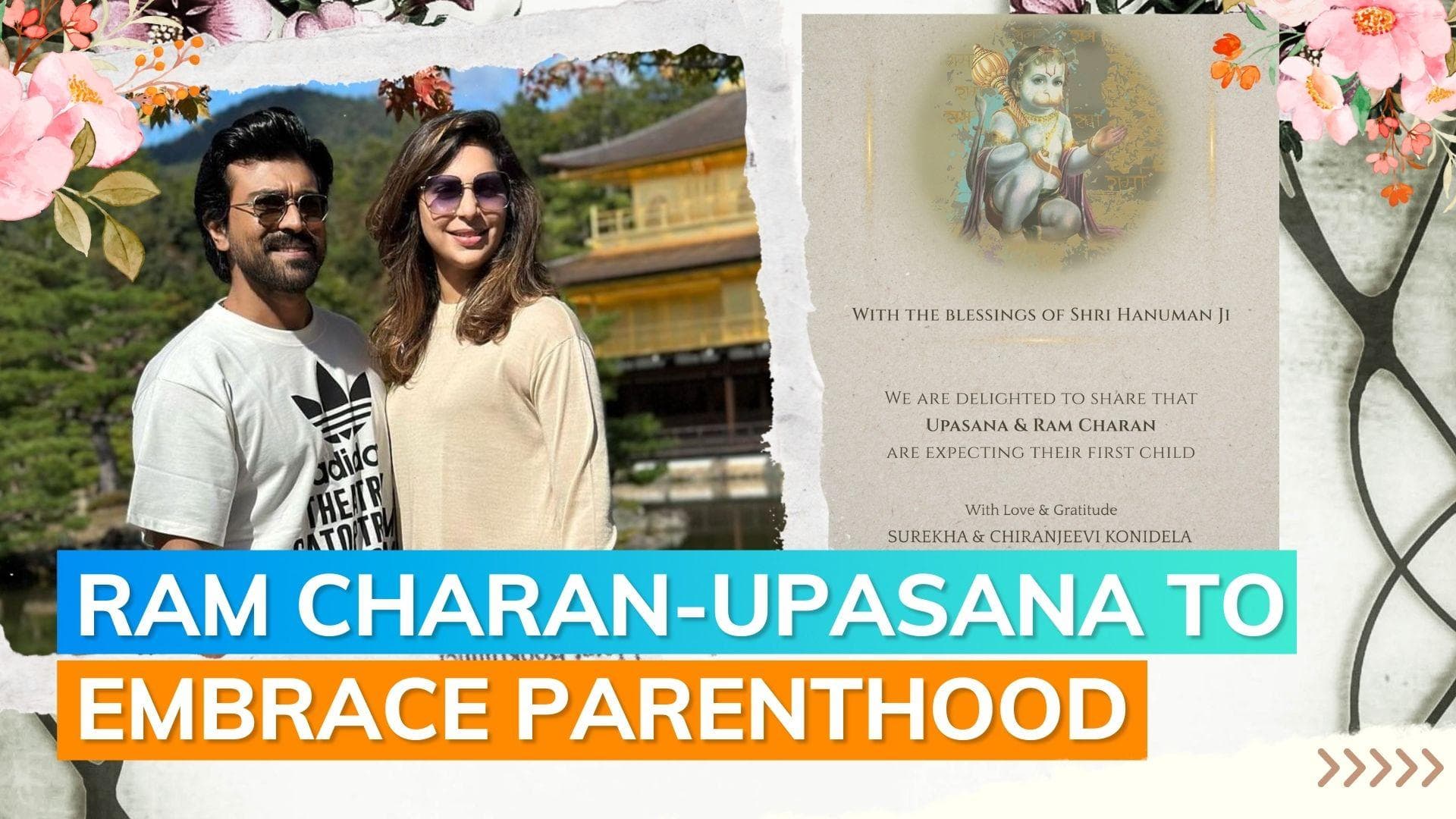 Ram Charan and wife Upasana Konidela expecting their first child, Chiranjeevi shares news