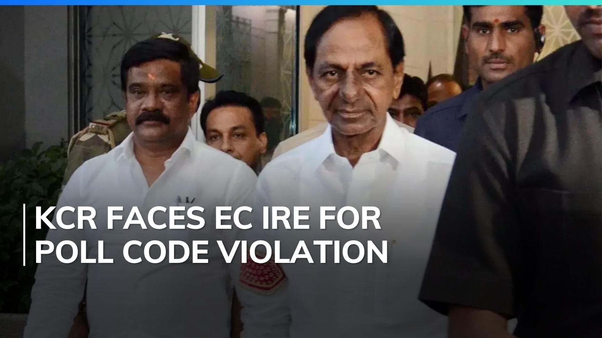 K Chandrashekar Rao banned from campaigning for 48 hours for remarks against Congress