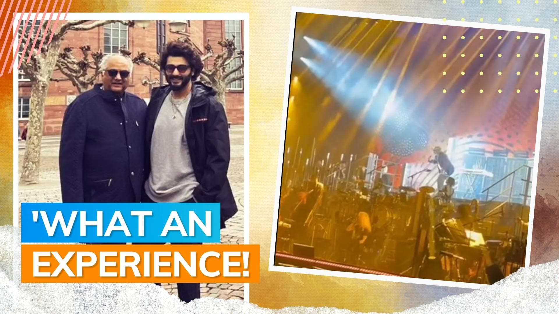Arjun Kapoor attends Hans Zimmer concert with dad Boney Kapoor in Germany: ‘Dream come true’