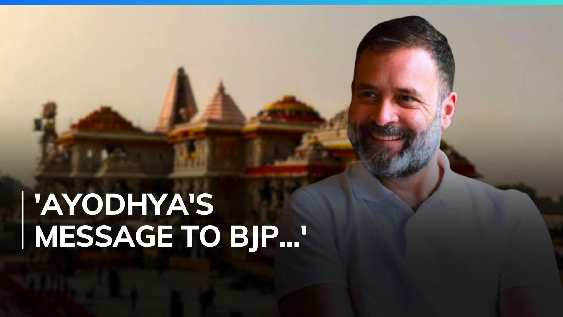 Ruckus in Lok Sabha| Lord Ram, people of Ayodhya have given befitting reply to PM Modi: Rahul Gandhi 