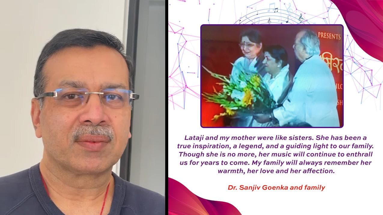 Sanjeev Goenka on Lata : লতা মঙ্গেশকরকে শ্রদ্ধাজ্ঞাপন করলেন আরপিএসজি গ্রুপের কর্নধার সঞ্জীব গোয়েঙ্কা