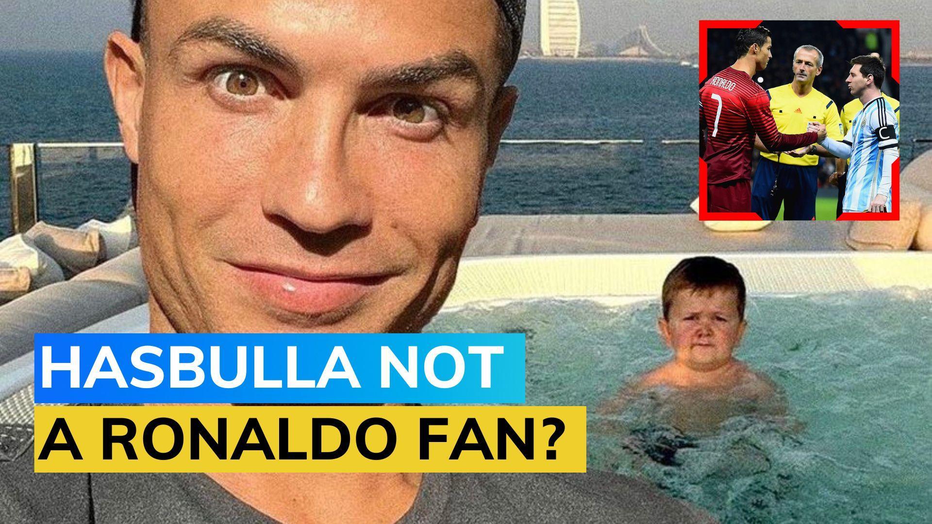 Influencer Hasbulla trolls Cristiano Ronaldo on Twitter 