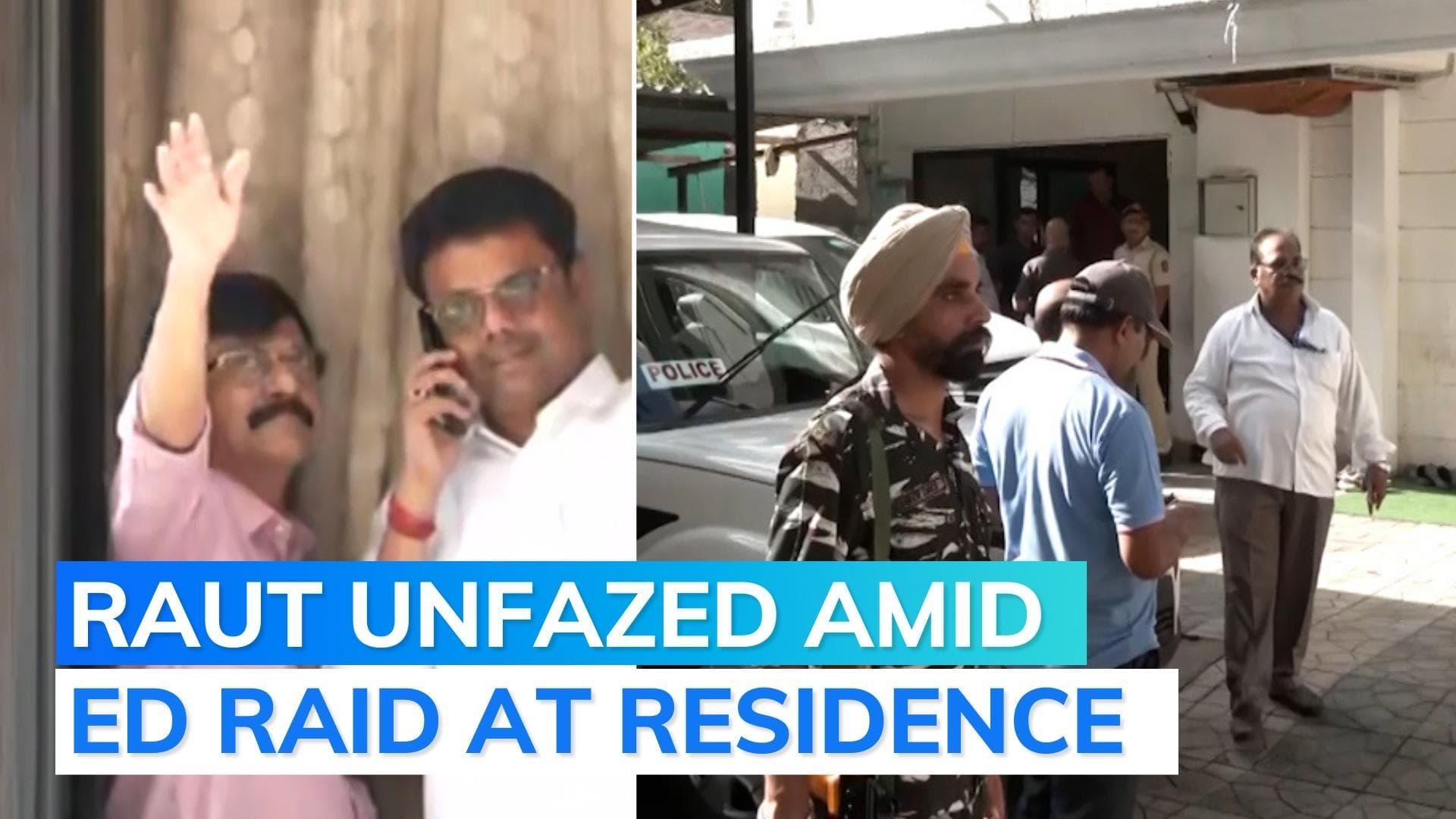 Money laundering case: ED conducts searches at Sanjay Raut's Mumbai home