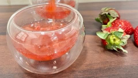 Tea twist: Strawberry flavoured green tea is the best winter warmer; check recipe!